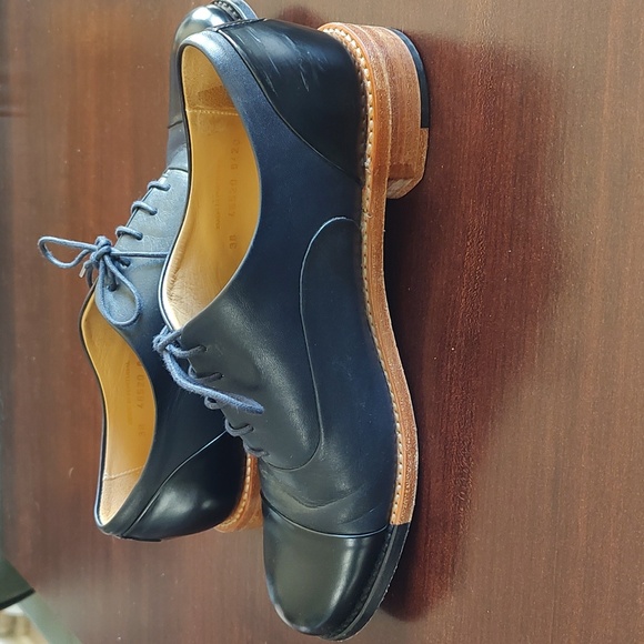 The Office of Angela Scott Ms. Baker Navy and Black Size 38/8 - Picture 4 of 9